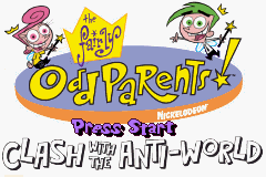 The Fairly OddParents! - Clash with the Anti-World Title Screen
